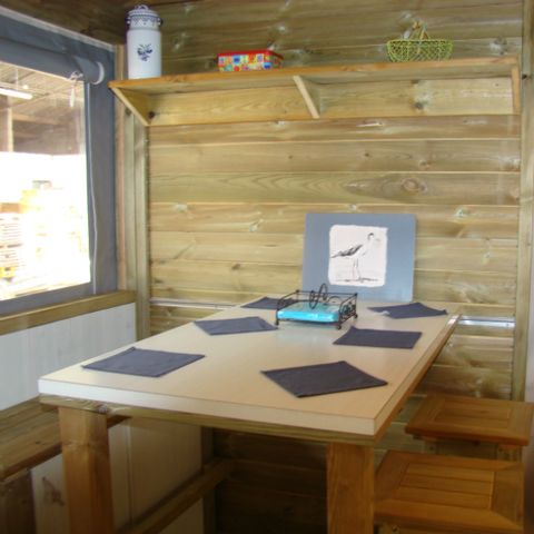 Tente en toile et en bois 4 personnes - B10 Lodge Toilé - 2 chambres - WC