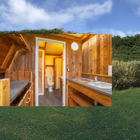 PLOT - Luxury package - private bathroom (shower, WC, washbasin), outdoor kitchen, electricity