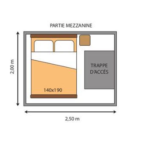 Tent van canvas en hout 2 personen - Bivak onder de sterren