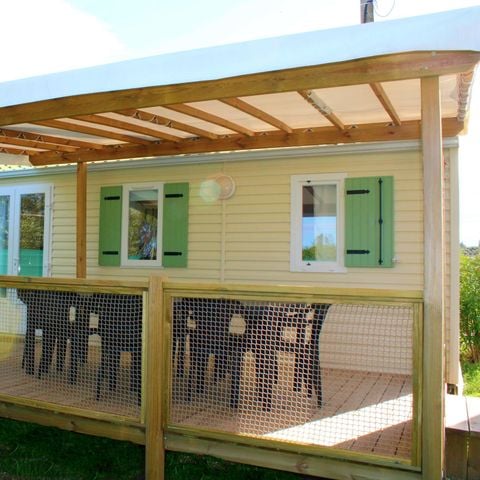 Mobilhome 6 personnes - 3 chambres - 32 m² - Clim - TV
