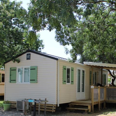 Stacaravan 6 personen - 3 kamers - 32 m2 - Airconditioning - TV