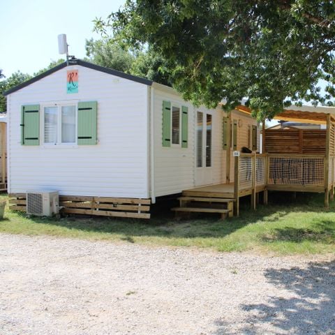 Mobilhome 4 personas - MH2 - FAMILY - COMFORT 29 m² con terraza y aire acondicionado