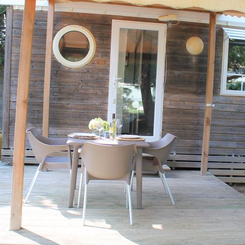 Chalet 3 personnes - Duo Confort - 18 m² - TV - Clim