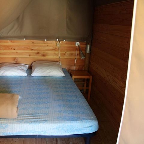 Tenda in tela e legno 4 persone - ECOLODGE COMFORT senza servizi igienici 20 mq