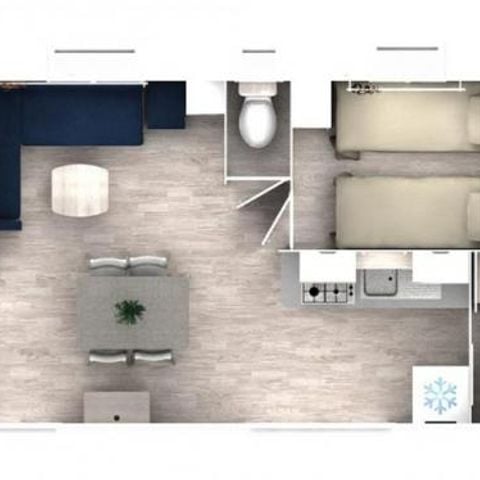 Mobile home 6 persons - Comfort - 2 bedrooms