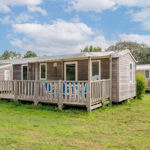 BUNGALOW 6 personnes - Mobil-home Standard 28m² - 3 chambres + TV + Terrasse 6 pers.