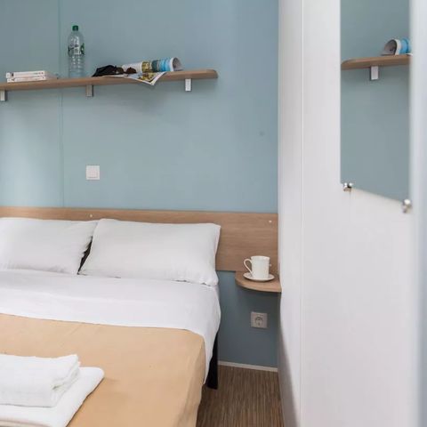 MOBILHOME 4 personas - Premium 28m² - 2 habitaciones + TV + Terraza + ropa de cama y toallas