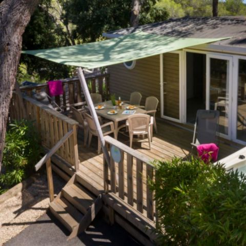 Mobilheim 6 Personen - LUXUS ZEN mit eigenem Spa