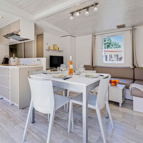 Mobile home 6 persons - LUXE Master Zen + Air conditioning + TV + 2 bathrooms