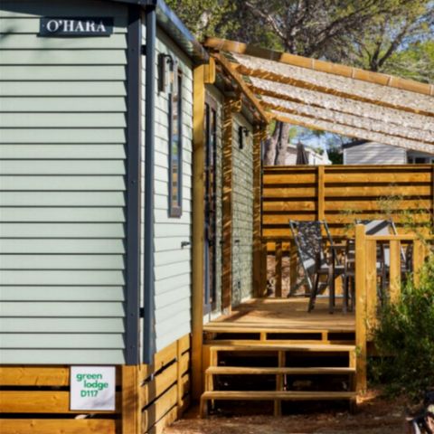 Mobile home 6 persons - GREEN LODGE 3bed + air conditioning + TV