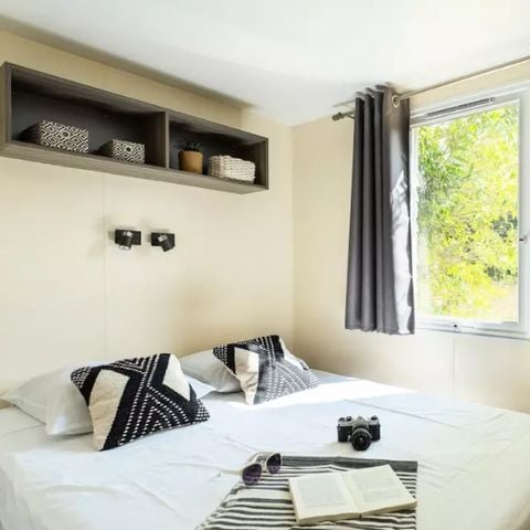 Mobilhome 6 personas - Cabaña de 4 habitaciones para 6 personas con aire acondicionado y TV **