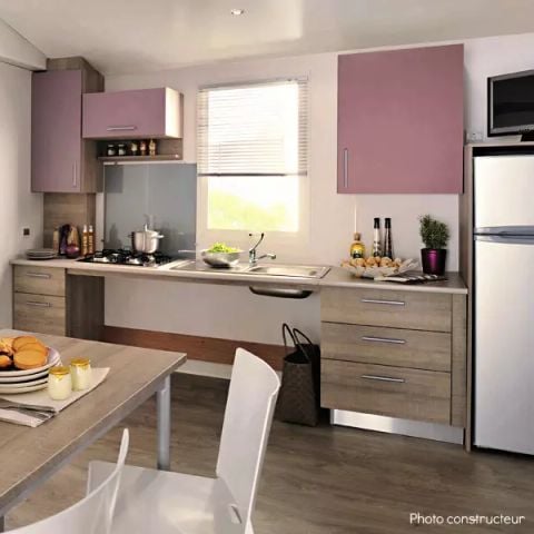 Mobilhome 4 personas - Klassic 3 Habitaciones 4 Personas Aire acondicionado PMR