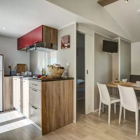 Stacaravan 6 personen - Cottage 4 kamers 6 personen Airconditioning + TV ****