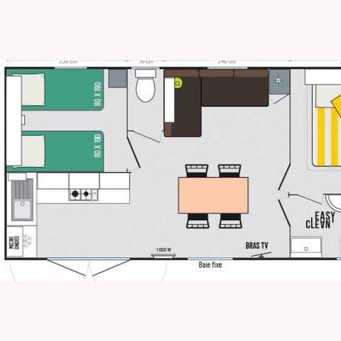 Mobile home 4 persons - COTTAGE 4