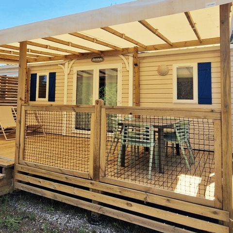 Stacaravan 6 personen - 3 slaapkamers Clim TV