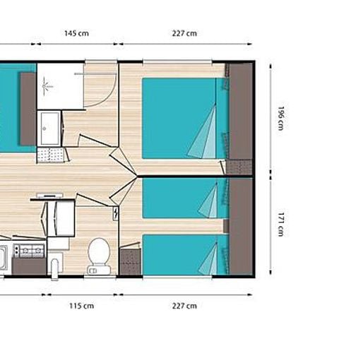 Mobile home 4 persons - OHARA PREMIUM