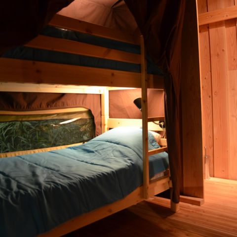 Tent van canvas en hout 6 personen - LODGE NATUNA
