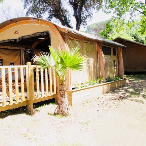 Wohnzelt auz holz 6 personen - LODGE NATUNA