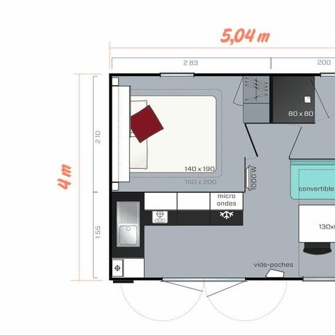Mobile home 2 persons - CAHITA