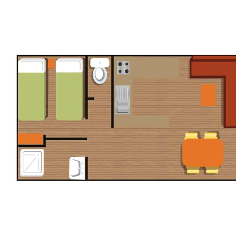 Casa mobile 4 persone - O'HARA 914