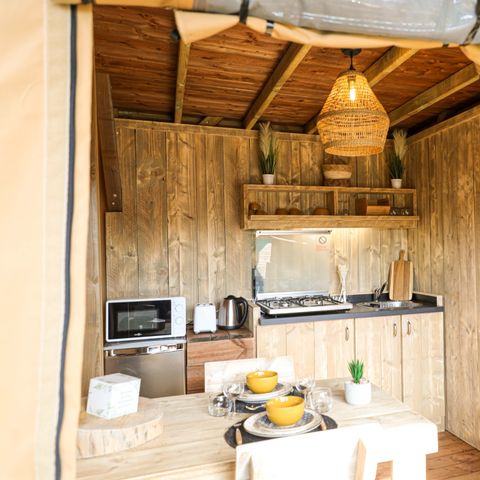 Tenda in tela e legno 2 persone - SHIMMER