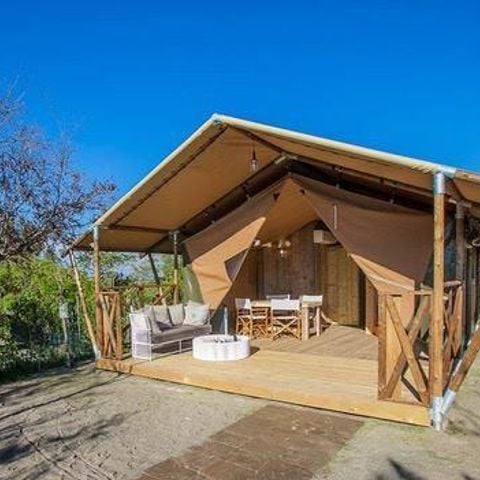 Wohnzelt auz holz 4 personen - LODGE WOODY