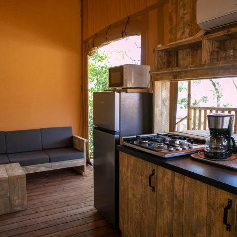 Canvas and wooden tent 5 persons - VARADERO 2 bedrooms - 50 m2