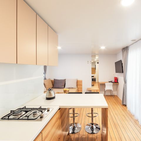 Mobile home 2 persons - Deluxe - 1 Bedroom - Cottage