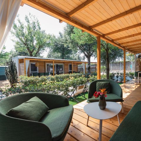 Mobile home 2 persons - Deluxe - 1 Bedroom - Cottage
