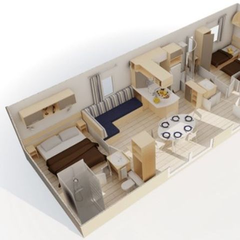 Mobile home 6 persons - ATLANTIC (Sea View )