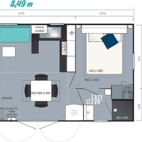 Mobile home 6 persons - SUPER CORDELIA