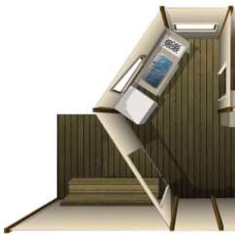 Safarizelt 4 Personen - Ecolodge - Sahari - 17m² - 2 Zimmer