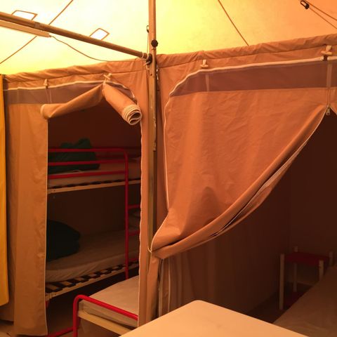 Bungalowzelt 5 personen - 25 m2 At kiwi ohne Sanitäranlagen