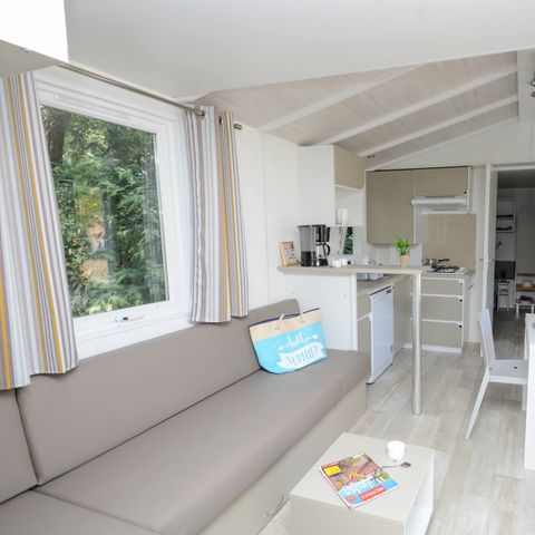 Stacaravan 8 personen - Cottage 6/8 personen - 3 slaapkamers (CLIM TV)