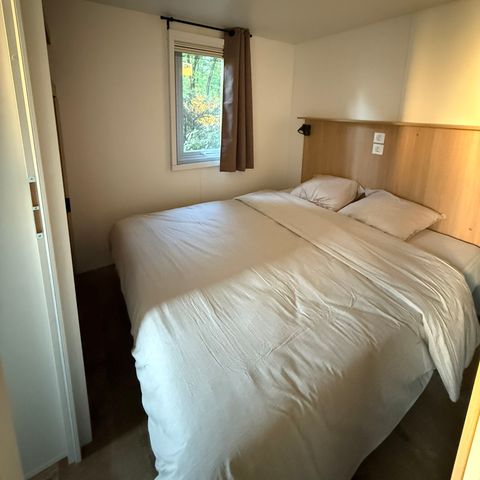 BUNGALOW 2 personnes - PREMIUM 20m² 1 chambre + TV+ Climatisation + Lave-vaisselle + terrasse couverte 10m²