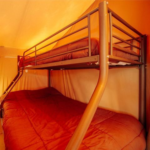 Tente en toile et en bois 2 personnes - NASSAU TENT - Prix pour 2 personnes