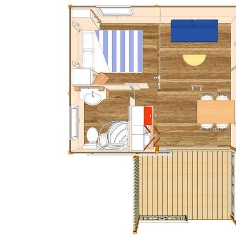 CHALET 2 personnes - Atypique - 1 chambres