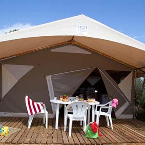 BUNGALOW TOILÉ 4 personnes - Sans sanitaires