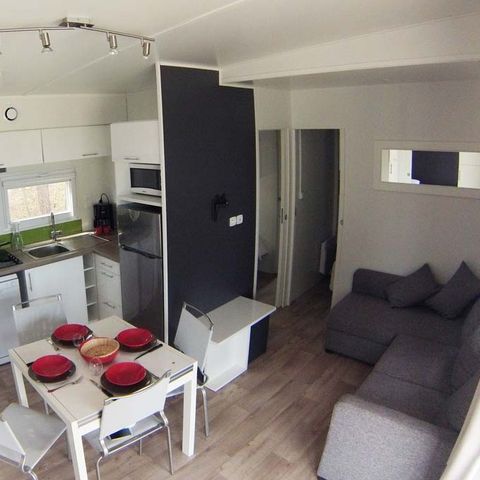 Stacaravan 8 personen - Cottage Premium 6/8 personen - 40 m² - Frankrijk