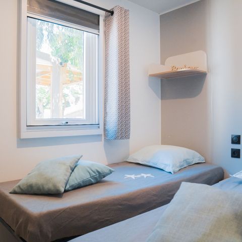 Mobilheim 4 personen - Bali 32 m² + Klimaanlage, für 4 Personen