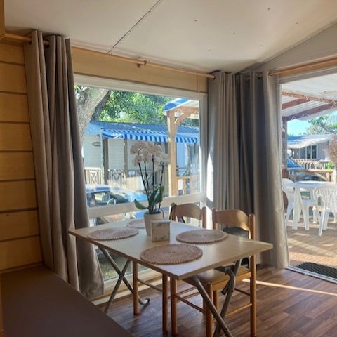 Mobilheim 4 personen - Loggia 32 m² + Klimaanlage, für 4 Personen