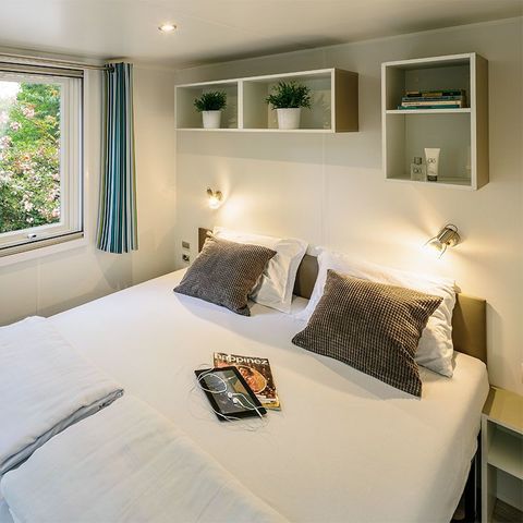 Mobilheim 5 Personen - Premium 2 Schlafzimmer ohne Geschirrspüler oder TV