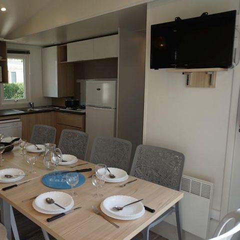 MOBILHOME 10 personnes - C- Mobil-home Quatro - 4 chambres 2 salles de douche