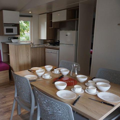 BUNGALOW 8 personnes - C- Mobil-home Quatro - 4 chambres