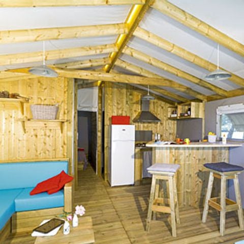 Bungalow 4 personnes - Ecolodge - 2 chambres - 32 m² - TV - CLIM
