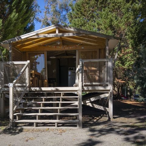 BUNGALOW TOILÉ 4 personnes - Ecolodge 2 CH - 4 PERS 32 m -TV + CLIM