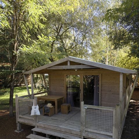 BUNGALOW DE LONA 4 personas - Ecolodge 2 CH - 4 PERS 32 m -TV + CLIM