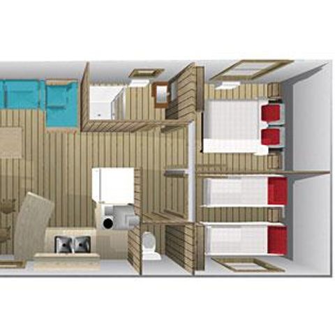 CHALET 4 personas - Premium Lodge: llegada / salida en domingo