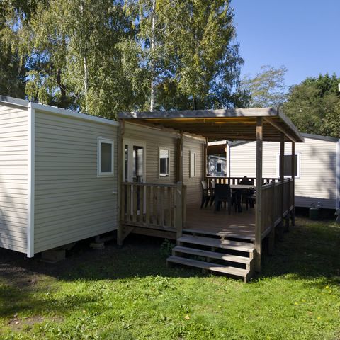 BUNGALOW 6 personnes - Cottage des Familles 3 CH - 2 SDB - 6 PERS 38 m² - TV + CLIM + LV + DRAPS (inclus à la location à la semaine)