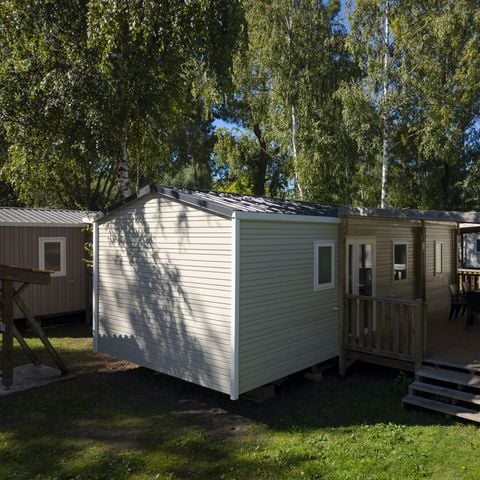 MOBILHOME 4 personnes - Cottage des Familles 2 CH - 4 PERS 32 m² - TV + CLIM + LV + DRAPS (inclus à la location à la semaine)
